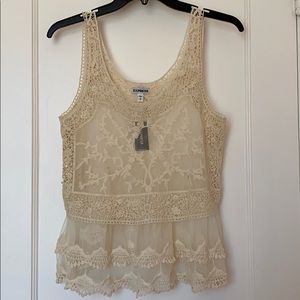 Brand New Express Lace Tank
